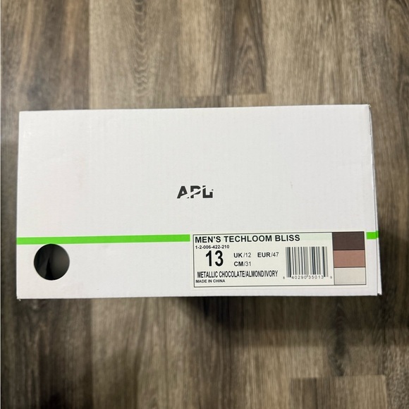 Athletic Propulsion Lab APL Shoes Mens Sz13 Running Techloom Bliss Choc/Almond - Picture 8 of 8